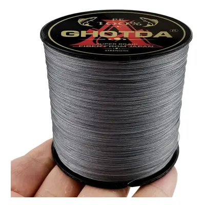 (dark gray, 92lb) Ghotda Strand Pe Braided Fishing Line Multifilament Fishing Lines Carp Fishing