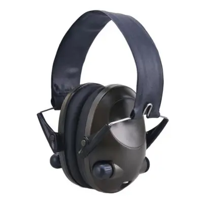 (green) Soundproof Earmuff Foldable Nrr 18db Breathable Reliable Ear Protector Noise Reduction F