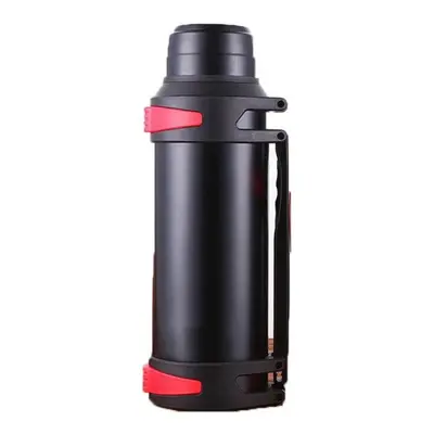 (black, 2500ml) 1200-3000ml Large Thermos Bottle Vacuum Flasks Stainless Steel Insulated Water T