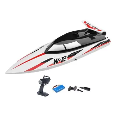 (A) Set Rc Boat Toy Waterproof Rechargeable Capsize Protection Model Toys 35km/h High Speed