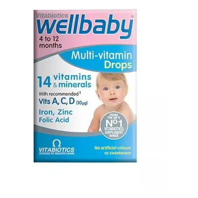 Vitabiotics WellBabyÂ® Multi-vitamin Drops: Multi-vitamin Drops Infant Health 30mL