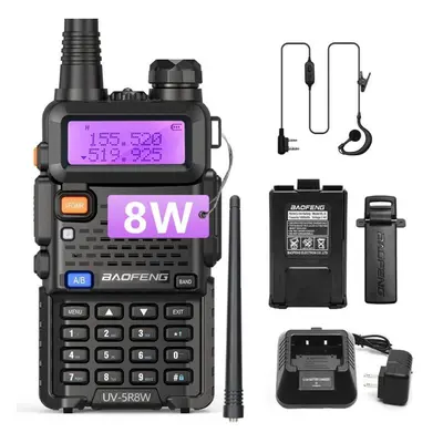 (1pc US Plug) 1pc Baofeng Walkie Talkie Baofeng Uv-5r 8w Vhf And Uhf Dual Band Long Range Rechar