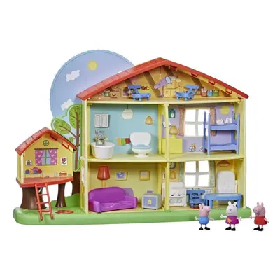 Peppa Pig Peppa\u2019s Adventures Peppa&#39;s Playtime to Bedtime House Pre-school Toy, Speech, 