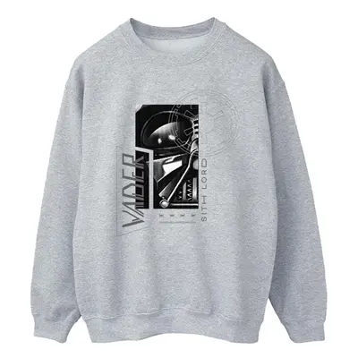 (S, Sports Grey) Star Wars Mens Obi-Wan Kenobi Sith SciFi Collage Sweatshirt