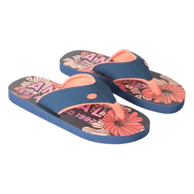 (6 UK, Coral) Animal Womens/Ladies Swish Flip Flops