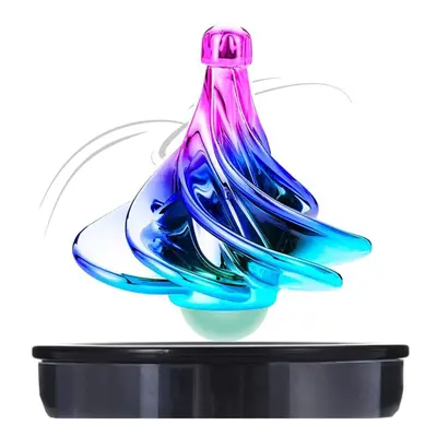 Pneumatic Gyro Colorful Wind Blowing Spinning Top Decompression Toy for Kids Party Gift