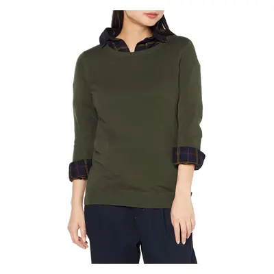 Amazon Essentials Women's Long-Sleeve Lightweight Crewneck Sweater Available in Plus Size Olive 