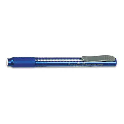 Pentel Clic Eraser Pencil-Style Grip Eraser Blue