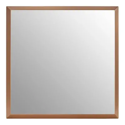 Premier Housewares Small Square Gold Finish Wall Mirror