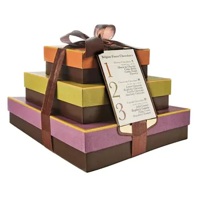 Chocodelice Finest Belgian Chocolates Box Gift Set, 490g