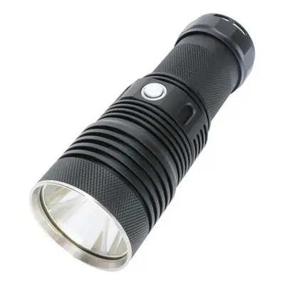 Strong Light Flashlight With Battery & Expansion Tube, Type-C Rechargeable LED Torch Super Brigh