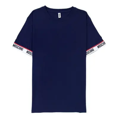 (290 Navy, XL) Moschino Tape Logo T-Shirt