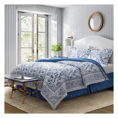 Laura Ashley Home - Twin Comforter Set Cotton Bedding with Matching