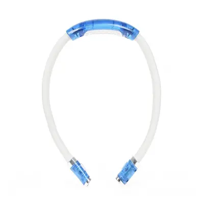 (Blue) Flexible Handsfree LED Neck Light Super-bright Reading Lamp Novelty Book Light Night Knit