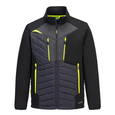 (S, Black) Portwest Mens DX4 Hybrid Baffled Padded Jacket