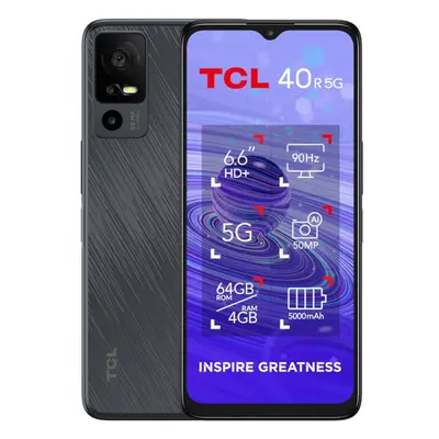 TCL R (5G) - Dual SIM - Starlight Black - 64GB - 4GB RAM