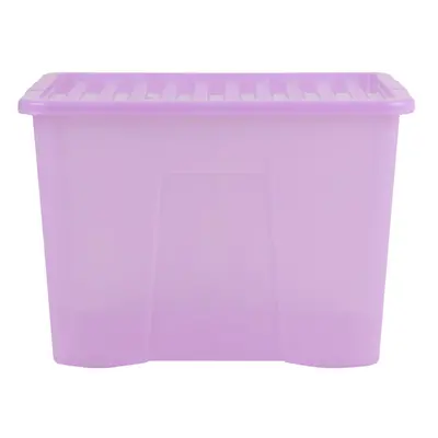 Wham Crystal Liter Plastic Storage Box With Lid x x cm - (Pack of 3)