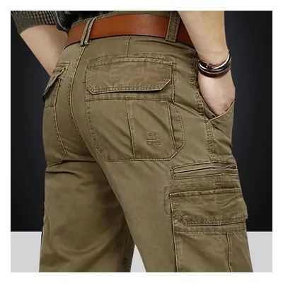 (camel, 44) Man Cargo Pants Casual Pants Outdoor Trousers Hiking Set Cargo Tactical Men&apos;s W