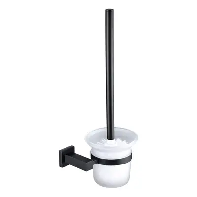 Matte Black Toilet Brush And Holder