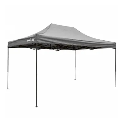 Premium x 4.5m Pop-Up Gazebo, Heavy Duty, Water Resistant, Carry Bag, Stakes & Weight Bags - Gre