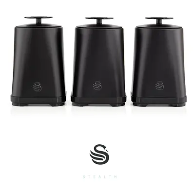 Swan Stealth Set of Canisters SWKA18521BLKN (Black)