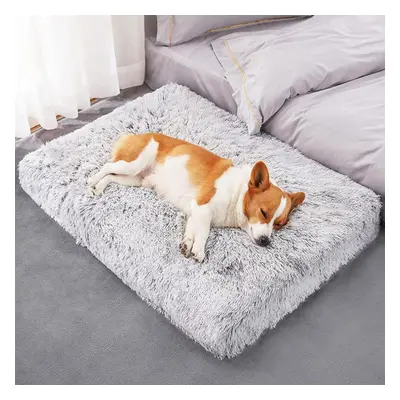 (white, XL) Plush Dog Bed Mat Cat Beds For Small Medium Large Dogs Removable For Cleaning Puppy 