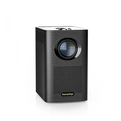 (Black, US Plug) S30 MAX HONGTOP Portable Smart Mini Projector Home Theater 1080P Portable Proje