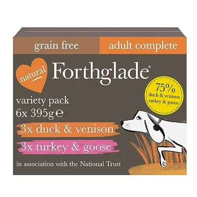 Forthglade National Trust Complete Natural Wet Dog Food - Grain Free & Vegetables Variety Pack (