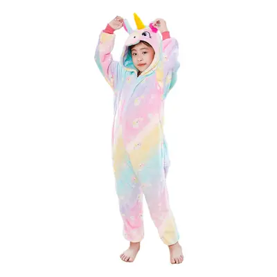 HQFURS Kids Unisex Unicorn Costume Animal Onesie Pajamas Halloween Christmas Gifts 4t