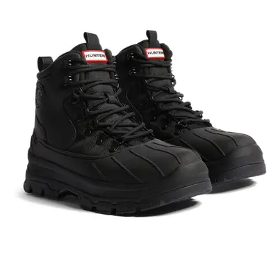 (Black, (Adults')) Hunter Explorer Duck Rubber Men's Black Boots