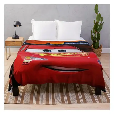 Fleece Throw Blanket Lightning McQueen for Sofa Couch Kids x Inches