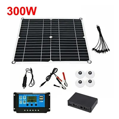 300W Solar Panel 12V Battery Charger 40A Controller