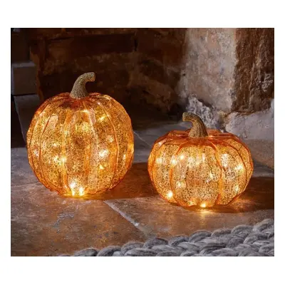 (Set of ) Light Up LED Pumpkin Halloween Ornament Designs