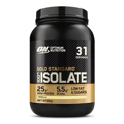 Optimum Nutrition ON Gold Standard 100% Isolate Pure Whey Protein, Naturally Occurring BCAAs and