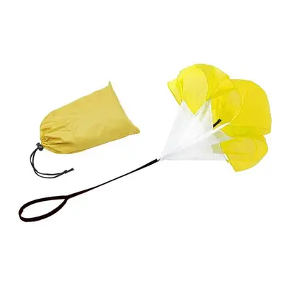 (Yellow) Speed Parachute Strength Training Exercise Tool Equipment Umbrella Soccer Football Outd