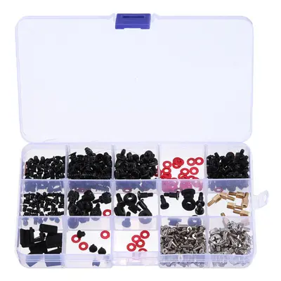 350Pcs/set M2/M3/M3.5 DIY Desktop Computer Repair Screw Assortment Mainboard Fan Cross Screws He