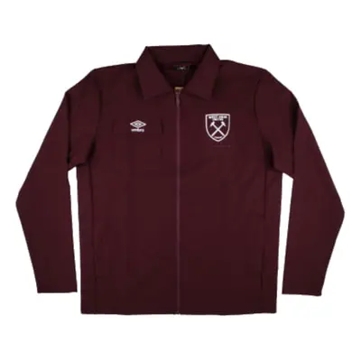 (LB) West Ham Presentation Jacket (Wine) - Kids