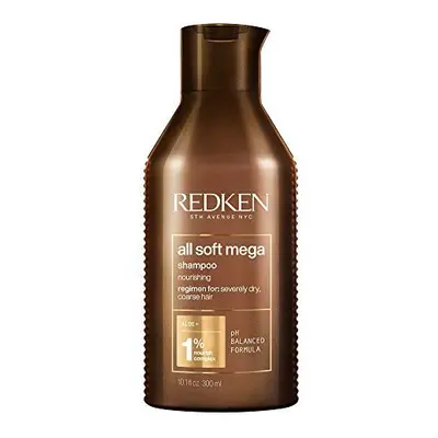 Redken All Soft Mega Shampoo For Unisex 10.1 oz Shampoo