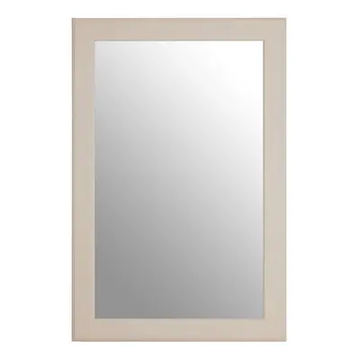 Large Wall Mirror, Grain Pattern White Frame Mirror for Home, Office, Closet