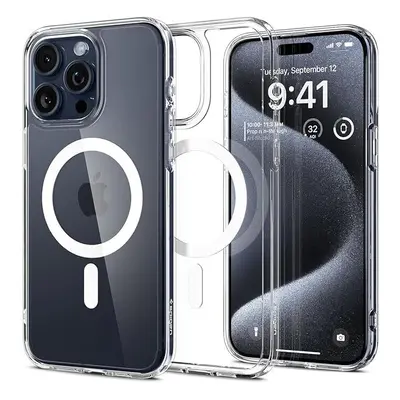 iPhone Pro Spigen Ultra Hybrid MagFit Case [Military Grade Shockproof] [Long Lasting Clarity] Ma