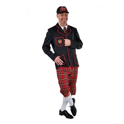 costume Schoolboy polyester black/red mt