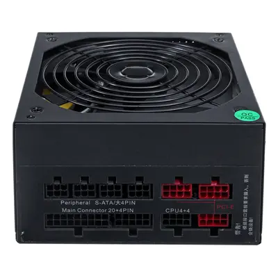 750W Full Module Power Supply 110-230V 14cm Fan Pin PCI SATA 12V EU Plug Computer Power Supply