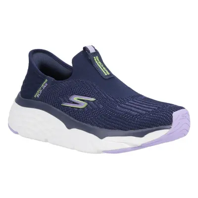 (Blue, (Adults')) Skechers Max Cushioning - Smooth Textile Women's Navy/Lavender Trainers