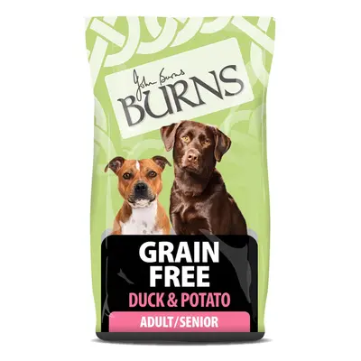 Burns Pet Nutrition Hypoallergenic Complete Dry Dog Food Adult and Senior Dog Grain Free Duck an