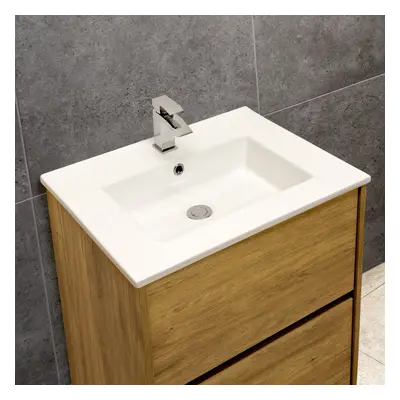 (61cm, Rectangular - Thin Edge) Ceramic Inset Basins Various Sizes and Styles