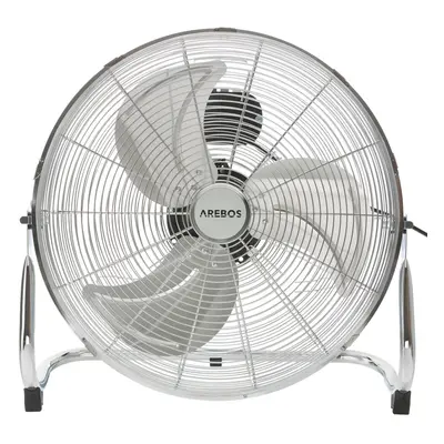 AREBOS Floor fan cm | wind machine retro style | fan | speed levels | high air flow rate | adjus