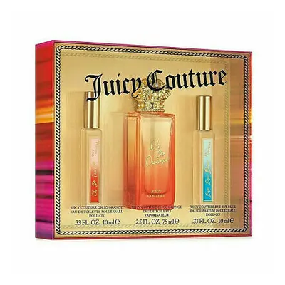 Juicy Couture Oh So Orange Pcs Set: 2.5 Eau De Toilette Spray + 0.33 Eau De Toilette Spray + Bye