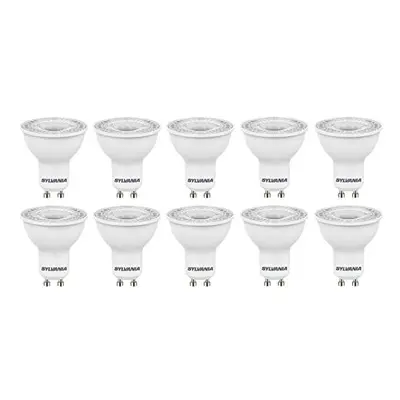 GU10 Clear LED Light Bulbs, GU10, 5W, Lumens, Warm White 3000K - Pack