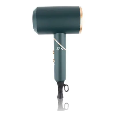 (green, EU) Negative Ion Household Hair Dryer High Power Folding Hair Dryer