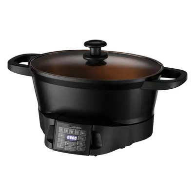 Portable 6.5L electric pressure cooker digital functions Fry, stir-fry, slow cook, steam, keep w